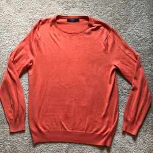 Lightweight orange sweater